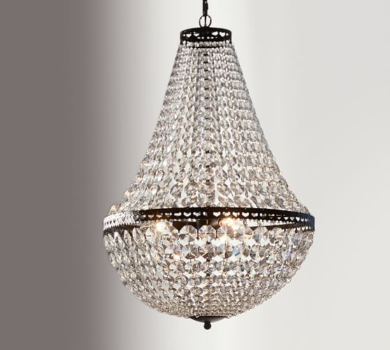 Mia Faceted Crystal Chandelier Pottery Barn Scroll To Next Item