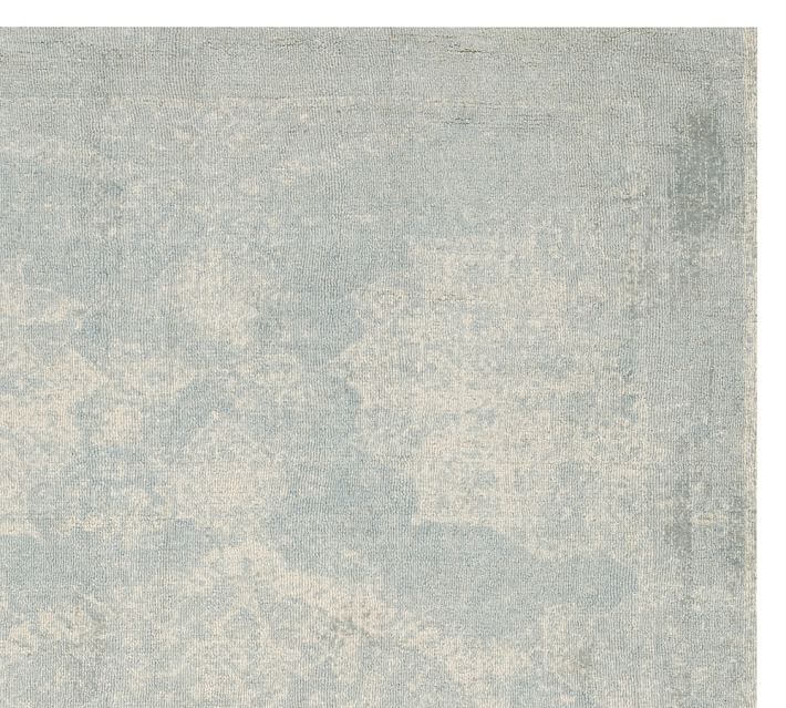 Barret Printed Rug Porcelain Blue Pottery Barn