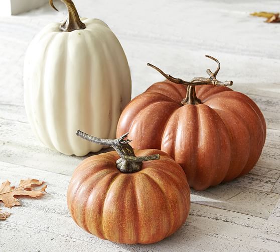 Faux Pumpkins | Pottery Barn