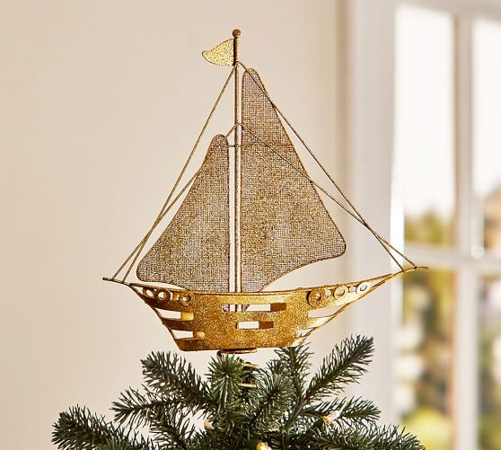 Ship Tree Topper Pottery Barn Ship Tree Topper