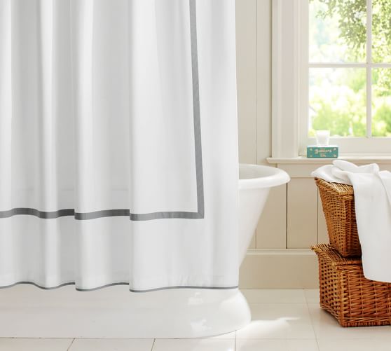 Organic Shower Curtain Pottery Barn