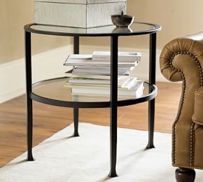 Tanner Rectangular Coffee Table Pottery Barn Quicklook Tanner Round End Table 399 499