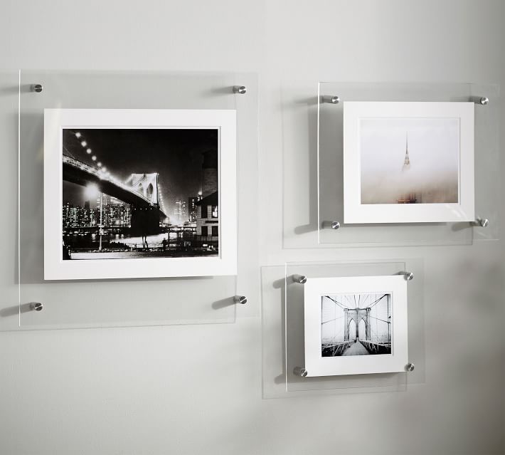 acrylic gallery frames pottery