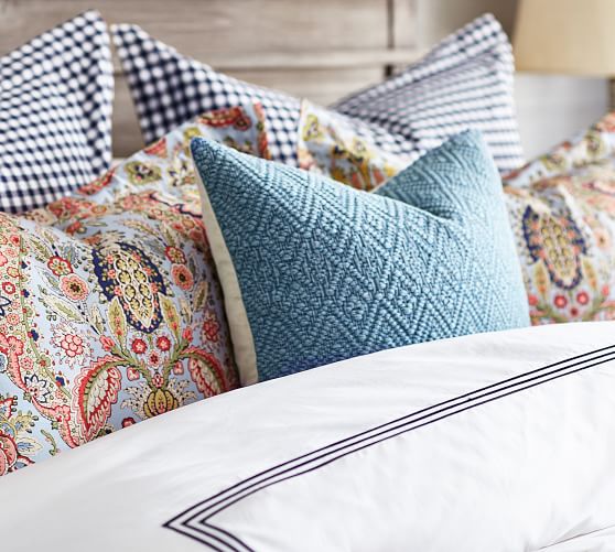 Grand Organic Duvet Cover & Sham Midnight Pottery Barn