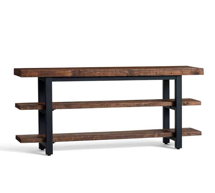 Griffin Reclaimed Wood Media Console Pottery Barn