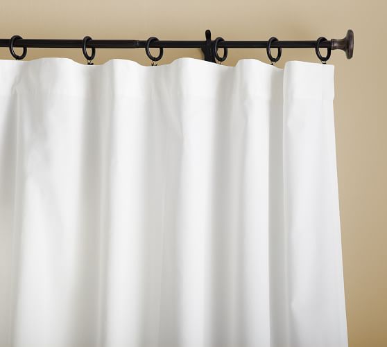 cameron cotton pole pocket drape pottery barn