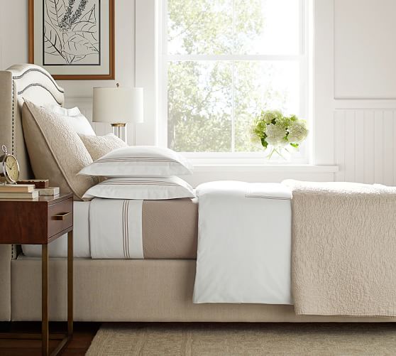 Grand Organic Sheet Set White Pottery Barn