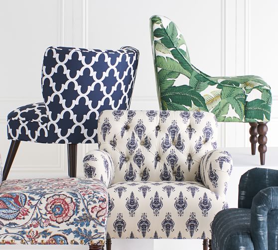 Madison Upholstered Armchair Pottery Barn
