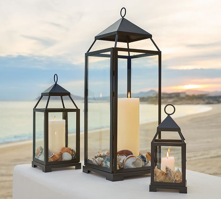 Malta Lantern Bronze Finish Pottery Barn