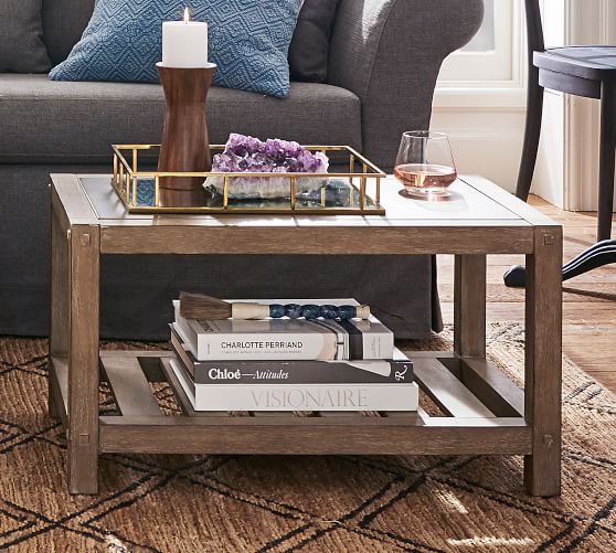 Brooklyn Rectangular Coffee Table Pottery Barn Brooklyn Rectangular Coffee Table