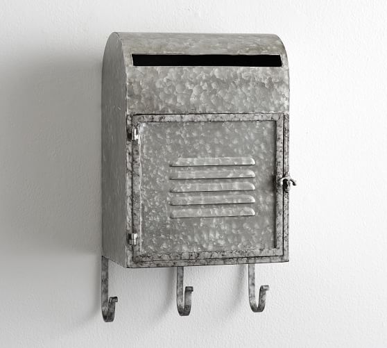 Galvanized Mailbox Pottery Barn