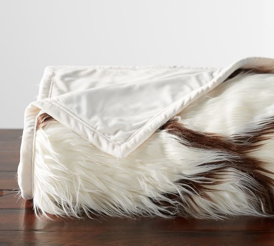 Faux Fur Moroccan Throw Pottery Barn Faux Fur Moroccan Throw