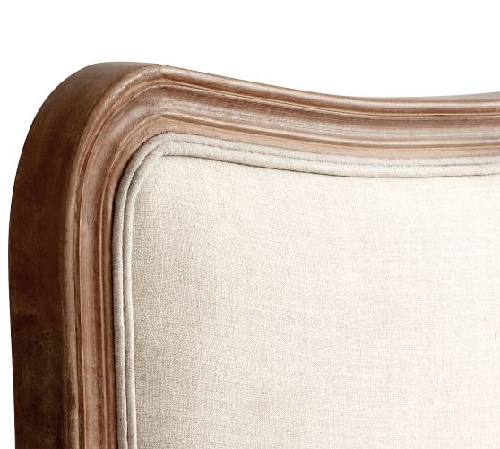 Claremont Headboard with Metal Bed Frame Pottery Barn