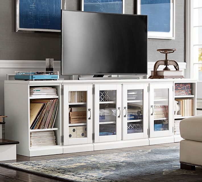 Printer S Long Low Media Stand Pottery Barn