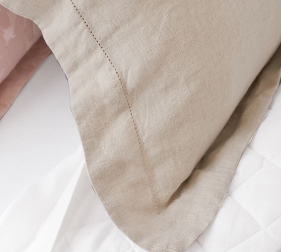 Belgian Flax Linen Duvet Cover & Sham Natural Pottery Barn