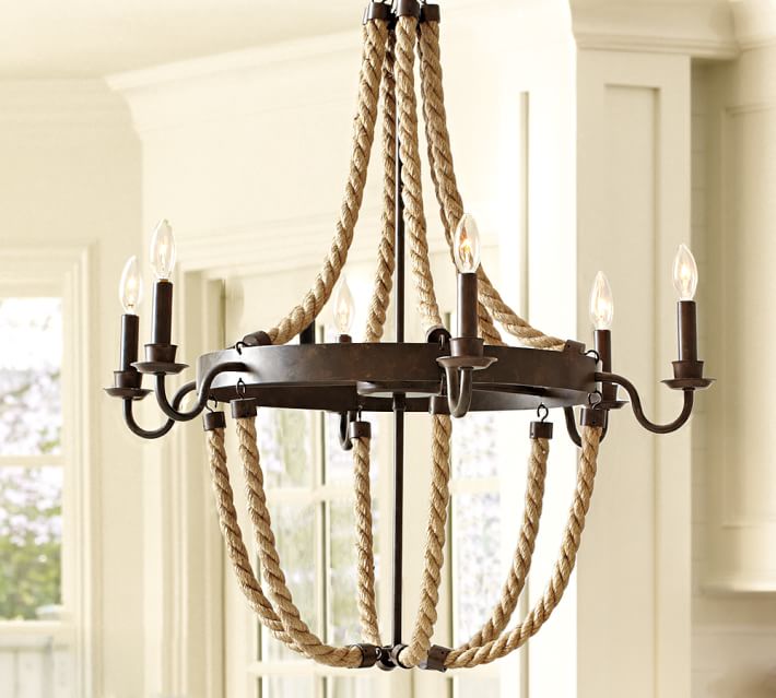 holiday living rope lights griffin rope chandelier pottery barn holiday living rope lights griffin rope chandelier pottery barn