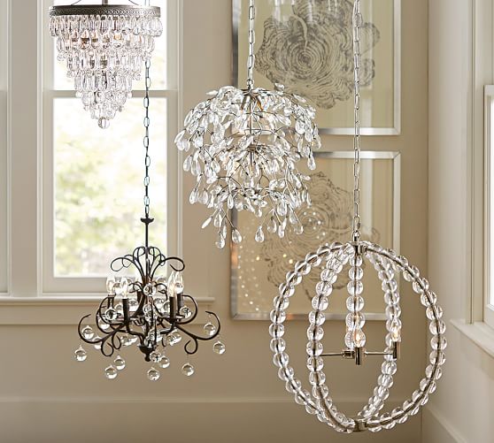 bella crystal round chandelier