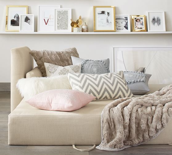 Luna Upholstered Daybed Sleeper Pottery Barn