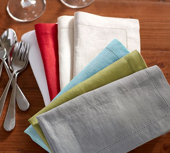 PB Classic Napkin Steeple Gray Pottery Barn