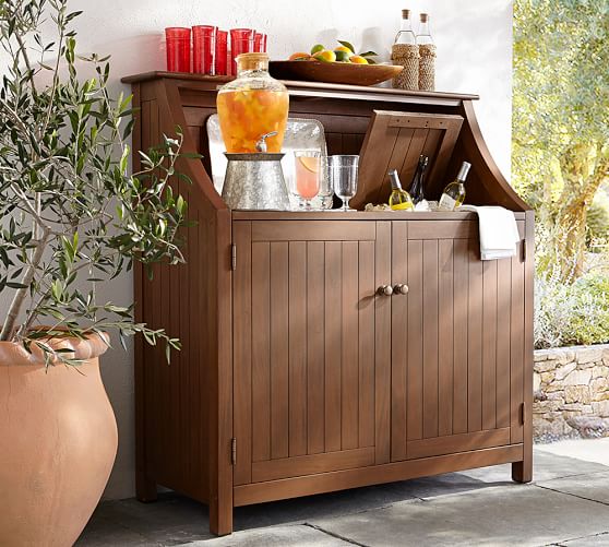 Chatham Entertaining Storage Console Pottery Barn