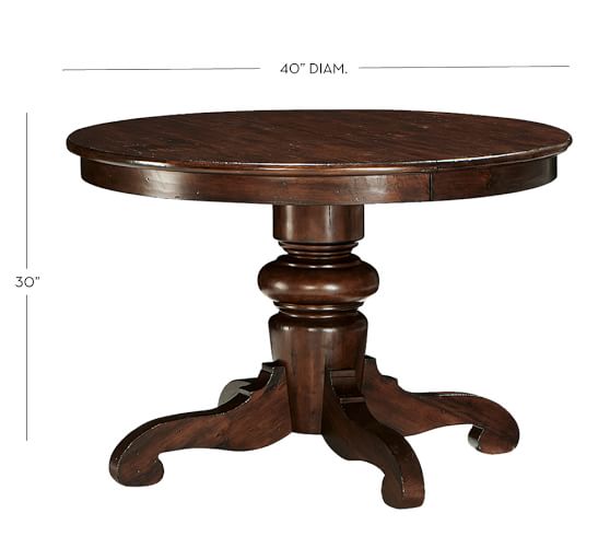 tivoli pedestal dining table
