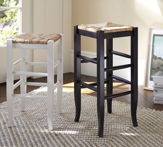 Napoleon Backless Bar Stool Pottery Barn Napoleon Backless Bar Stool