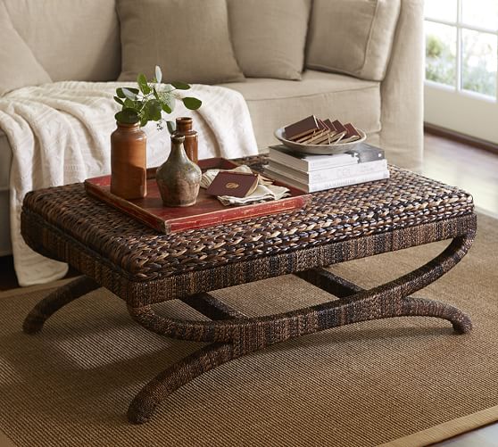 Seagr Coffee Table Ottoman Pottery Barn Seagr Coffee Table Ottoman