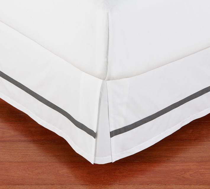 Morgan Organic Bed Skirt Pottery Barn