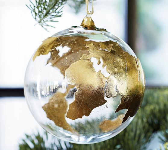 Globe Ornament Pottery Barn Globe Ornament - Globe Ornament Pottery Barn