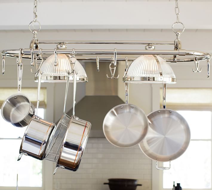 Sawyer Pot Rack Pendant Pottery Barn