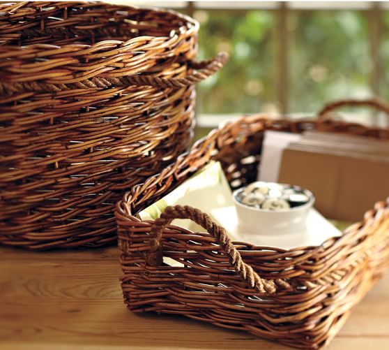 Woven Rope Baskets Pottery Barn