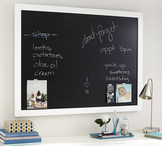 framed chalkboard pottery barn