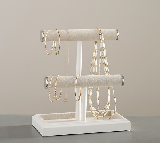 Clara Bracelet And Necklace Stand Pottery Barn Clara Bracelet And Necklace Stand