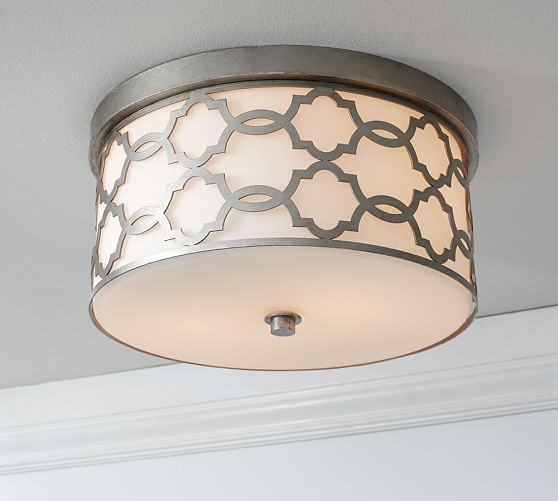 Delphine Trellis Flush Mount Pottery Barn Delphine Trellis Flush Mount