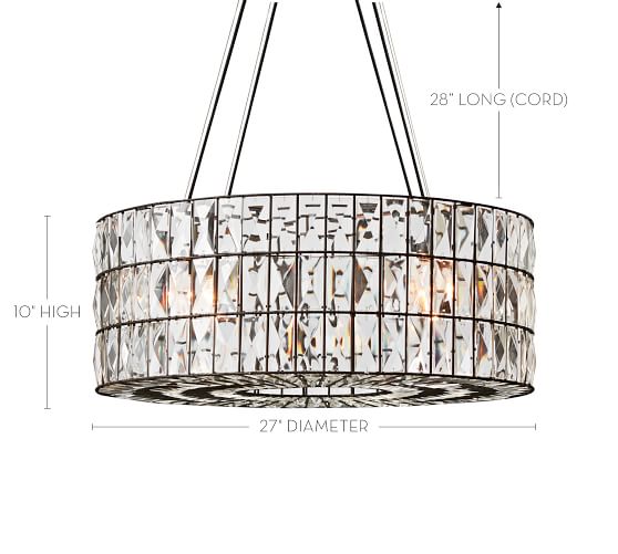 Adeline Crystal Chandelier Pottery Barn Scroll To Previous Item