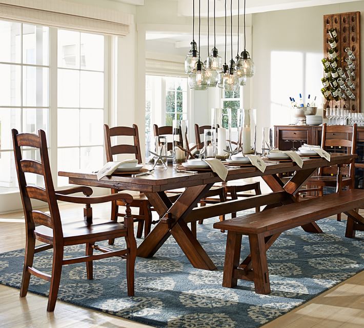 Empire Scroll Rug Indigo Pottery Barn