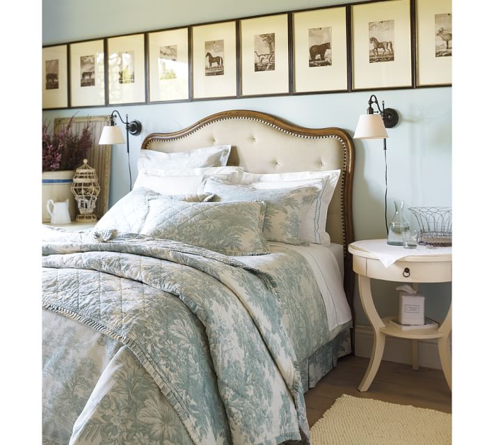 Gabriella Upholstered Headboard Pottery Barn