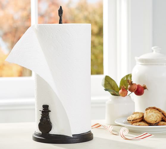 Snowman Tree Paper Towel Holder Pottery Barn Snowman Tree Paper Towel Holder