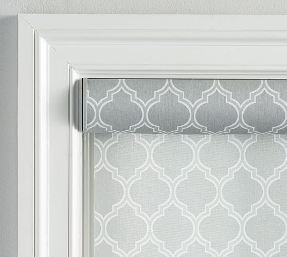 Bali® Cordless Custom Roller Contour Shade London Sky Pottery Barn