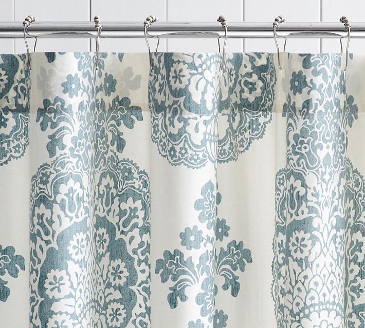 Lucianna Medallion Shower Curtain Pottery Barn