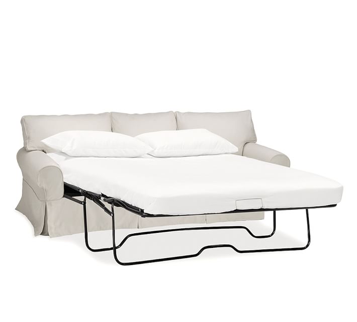 Pb Basic Slipcovered Sleeper Sofa With Robin Mattress Pottery Pb Basic Slipcovered Sleeper Sofa With Robin Mattress Pottery Barn