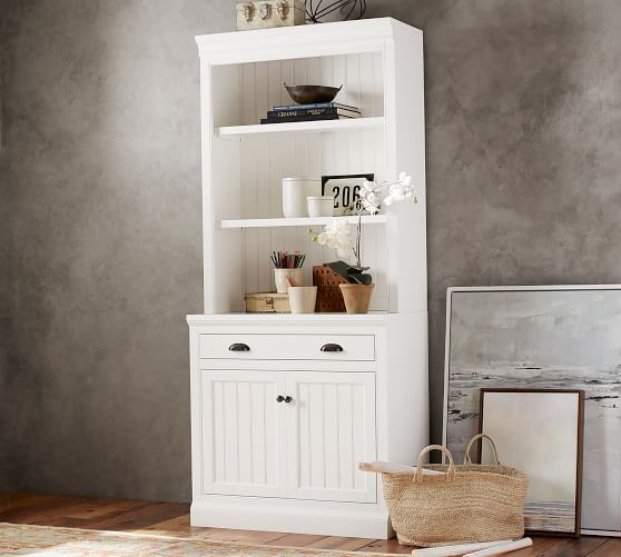 Aubrey Double Bookcase Pottery Barn Aubrey Double Bookcase