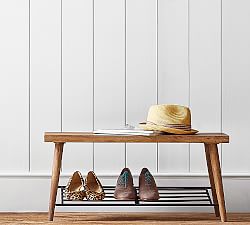 Coat Racks Shoe Pottery Barn Lucy Shoe Rack