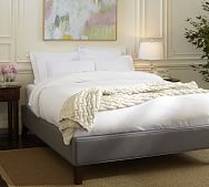 Platform Bed Bedroom Furniture Pottery Barn Fillmore Upholstered Platform Bed