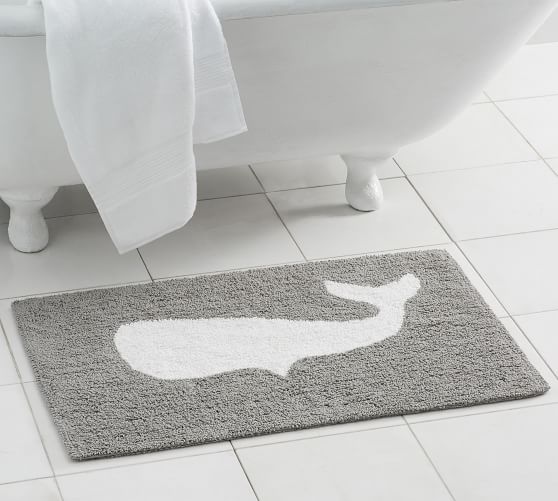 Whale Bath Rug Pottery Barn