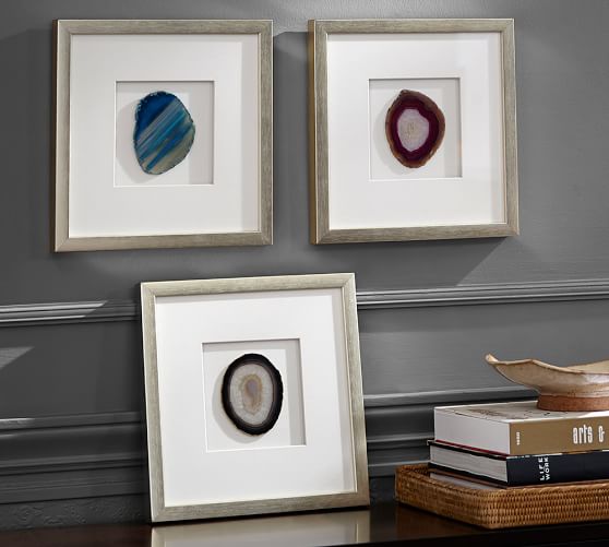 Framed Agate Shadow Box Pottery Barn