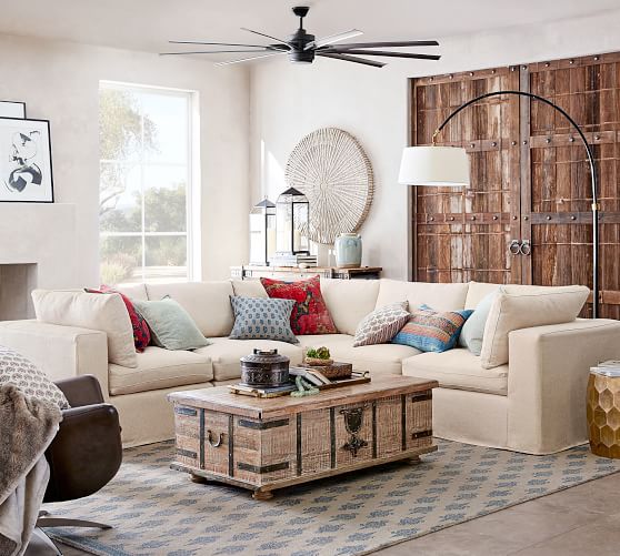 Odyn Indoor/Outdoor Ceiling Fan, Dark Bronze Pottery Barn