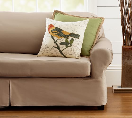 Twill Separate Seat Tailored Loose Fit Slipcover Pottery Barn Scroll To Next Item