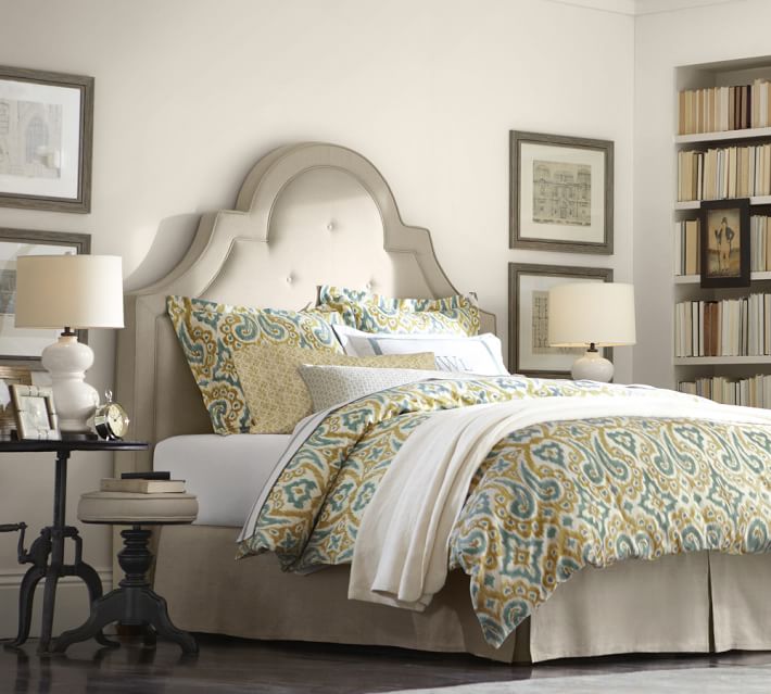 Belgian Flax Linen Bed Skirt Natural