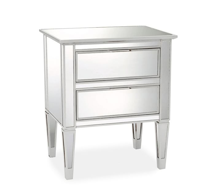 Park Mirrored Nightstand Pottery Barn